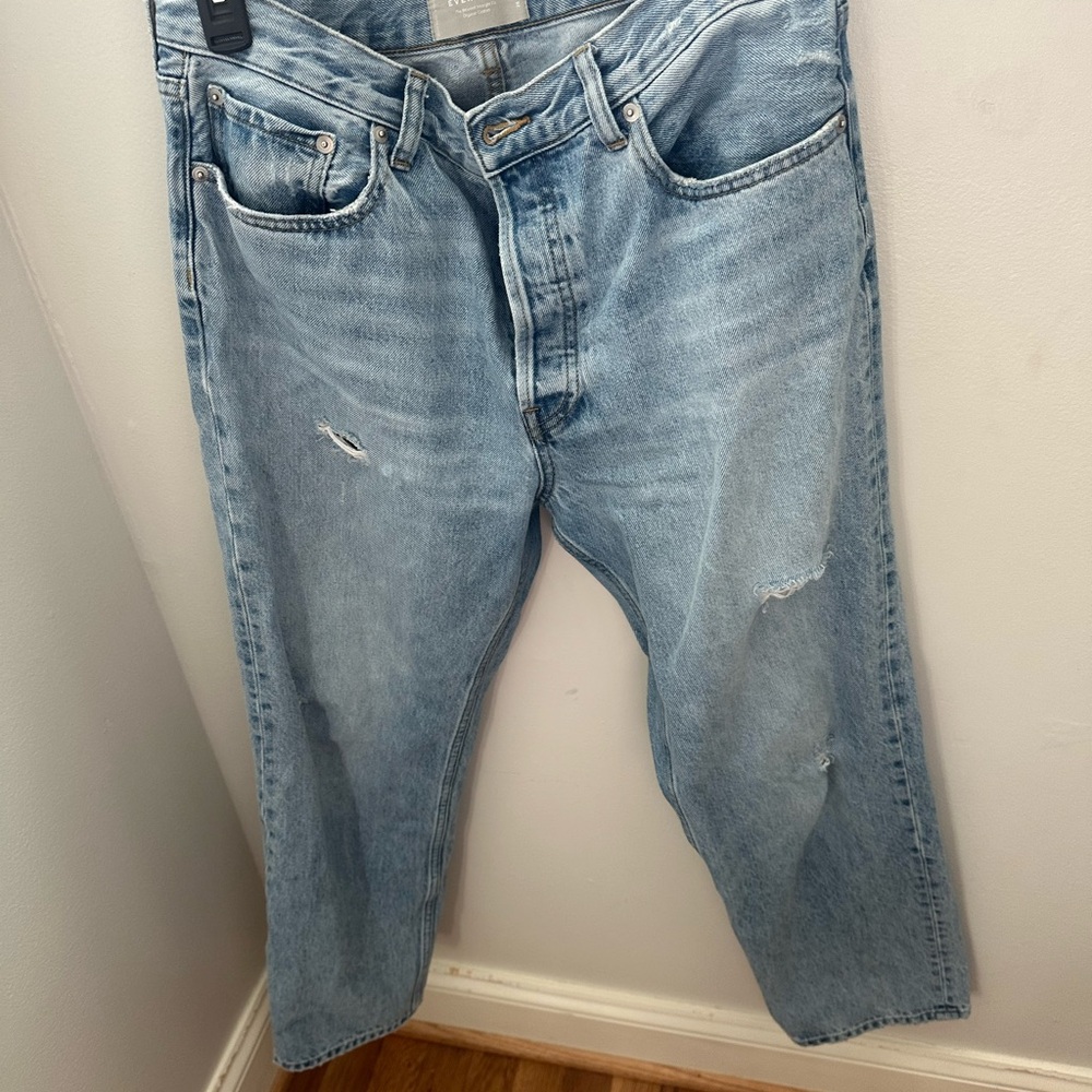Everlane Blue Relaxed Jeans Vintage-Inspired Comfortable